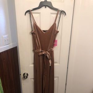 F21 velvet romper